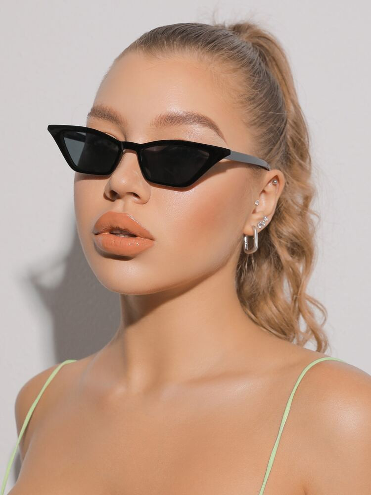 Acrylic Frame Tinted Lens Fashion Glasses | SHEIN