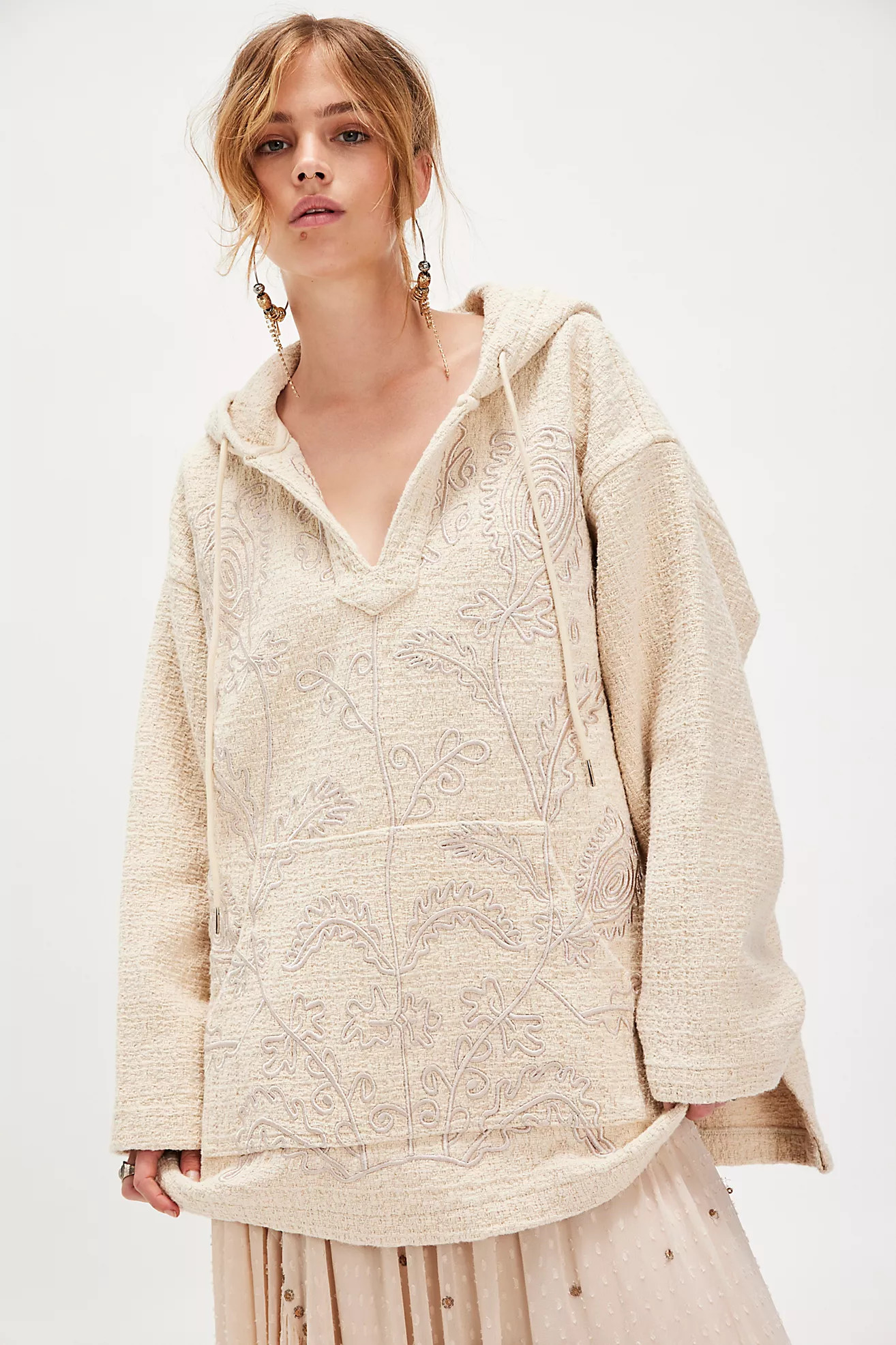 The Tales Flower Embroidered Hoodie | Free People (Global - UK&FR Excluded)
