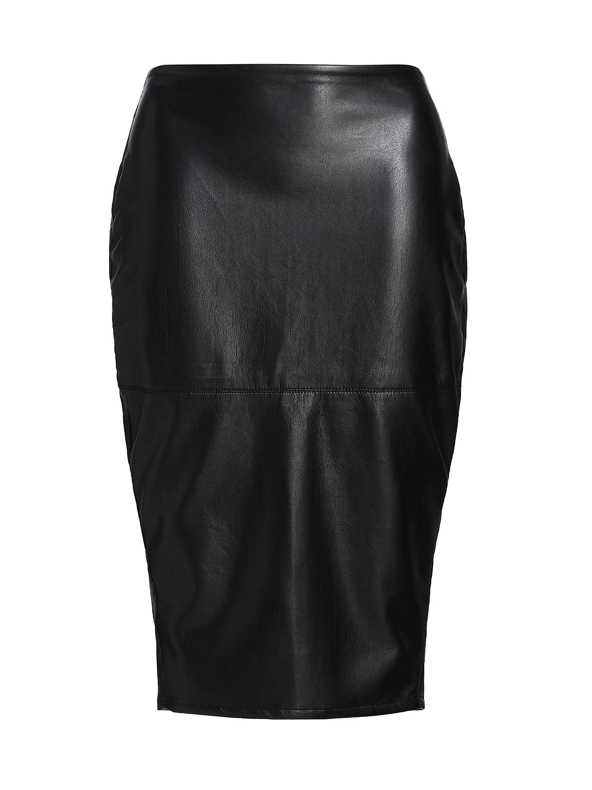 Good AmericanBetter Than Leather Faux-Leather Midi-Skirt | Saks Fifth Avenue