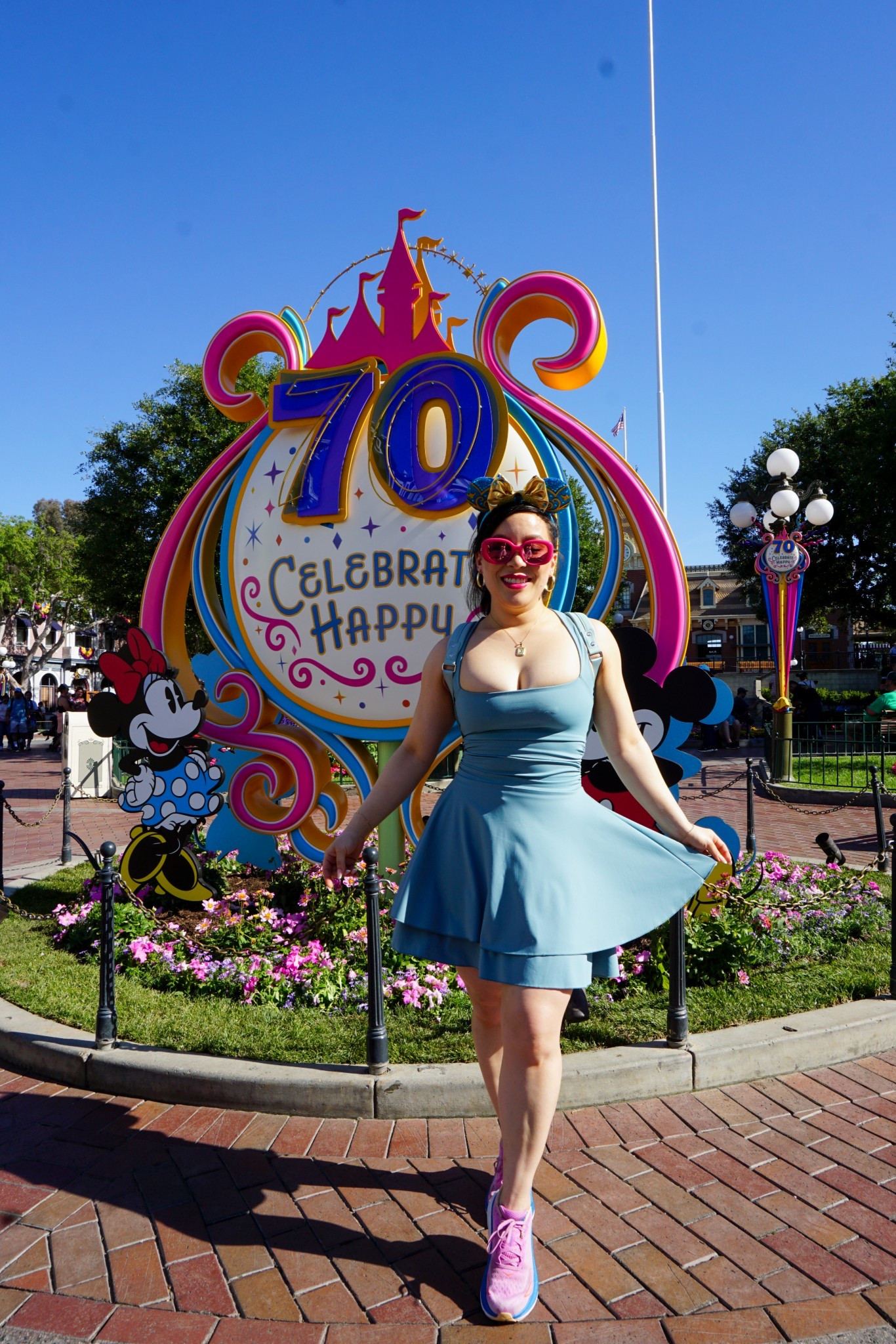 If you’re looking for the perfect Disney outfit, an athletic dress is always a good idea 💡 

I wore this sporty amazon outfit to the Disneyland 70th Anniversary Celebration and had the best time 🥰 

Dress: small (no bra needed 💅🏼)
Shoes: run half a size large
Ears: amazon! (The Disney mouse ears are a fraction of the price on amazon compared to buying at the park!#LTKSummerEdit 

#LTKPetite #LTKActive