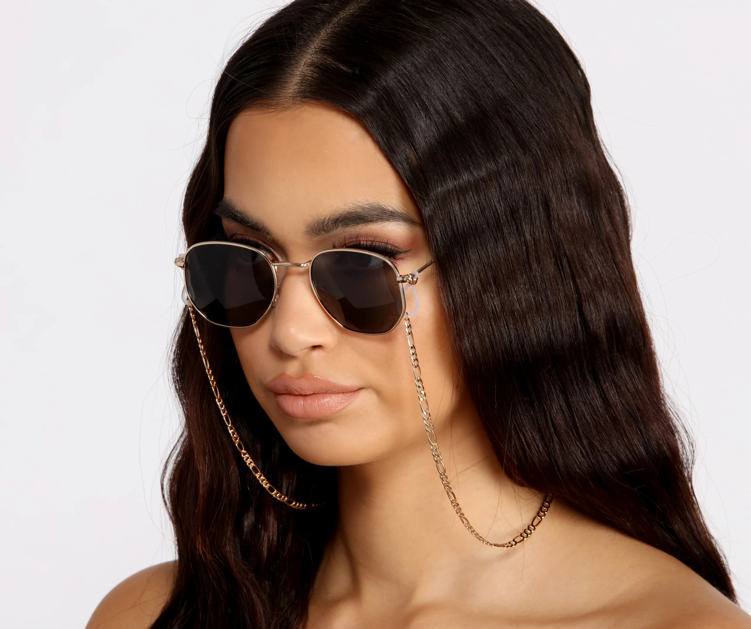 It's Chill Gold Sunglasses Chain | Windsor Stores