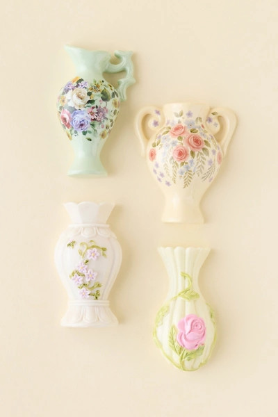 Mini Flower Vase Fridge Magnet Set | Urban Outfitters (US and RoW)