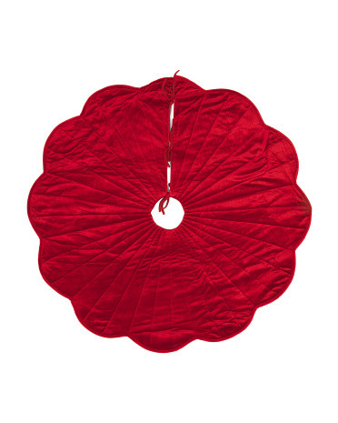 Joy Velvet Tree Skirt | TJ Maxx