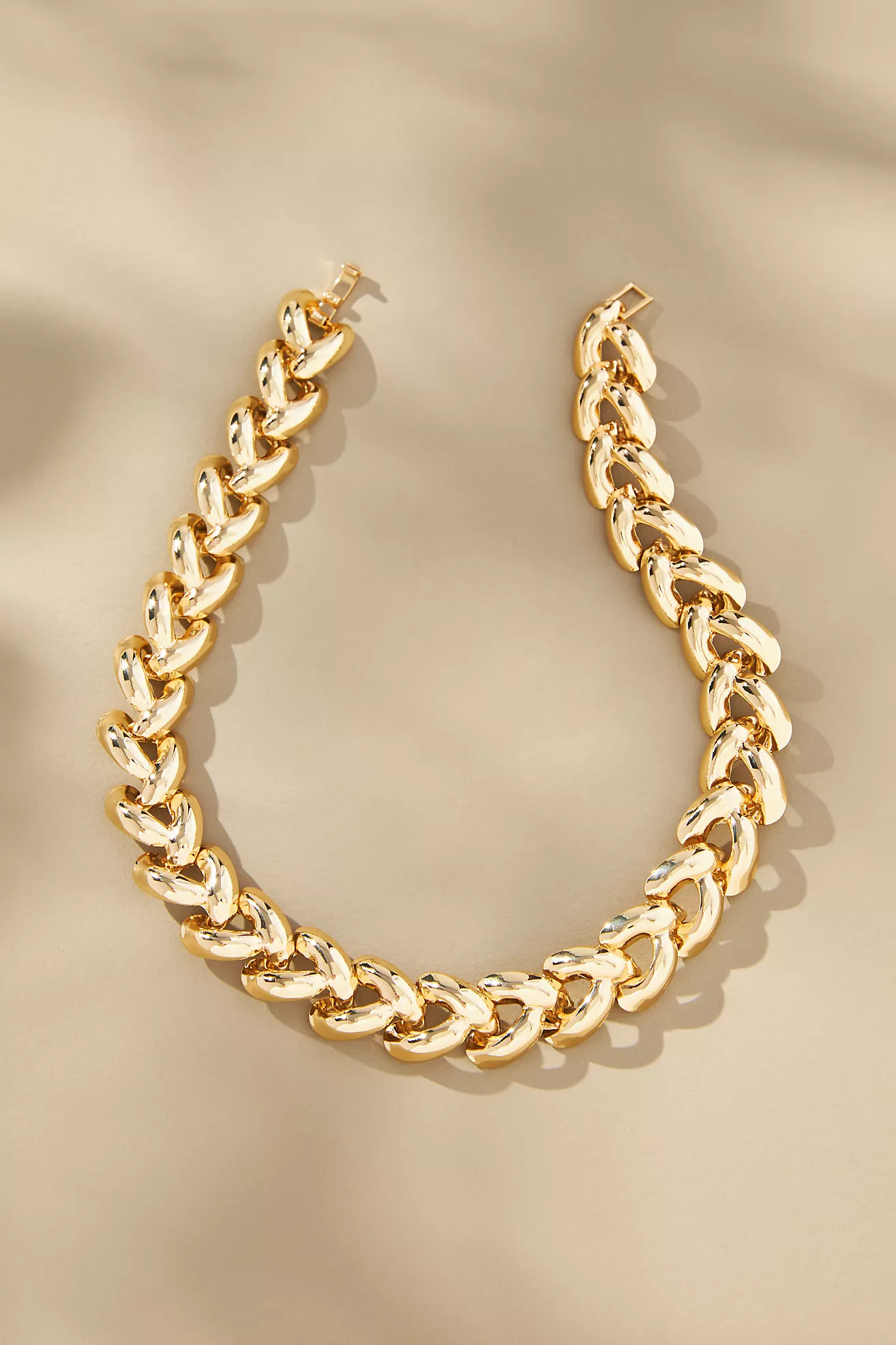 Puffy Link Chain Necklace | Anthropologie (US)