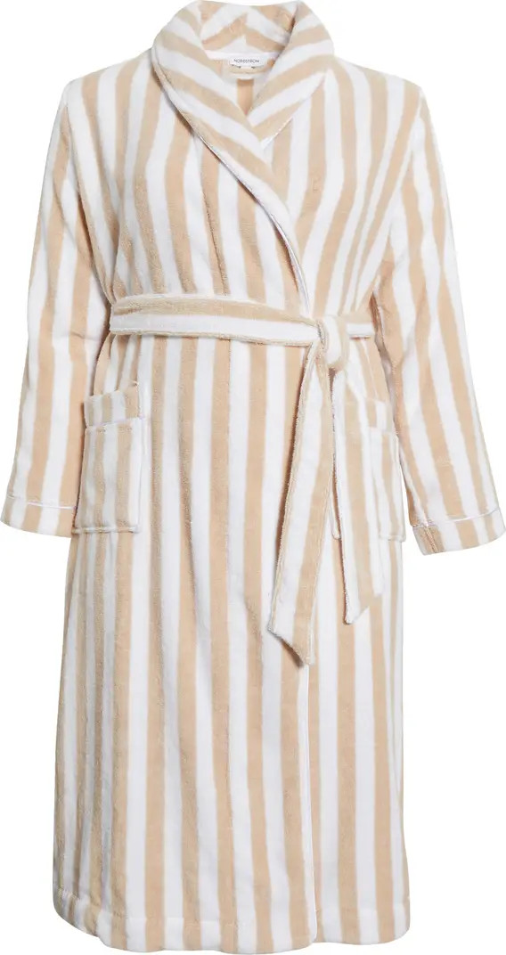 Stripe Hydrocotton Terry Robe | Nordstrom