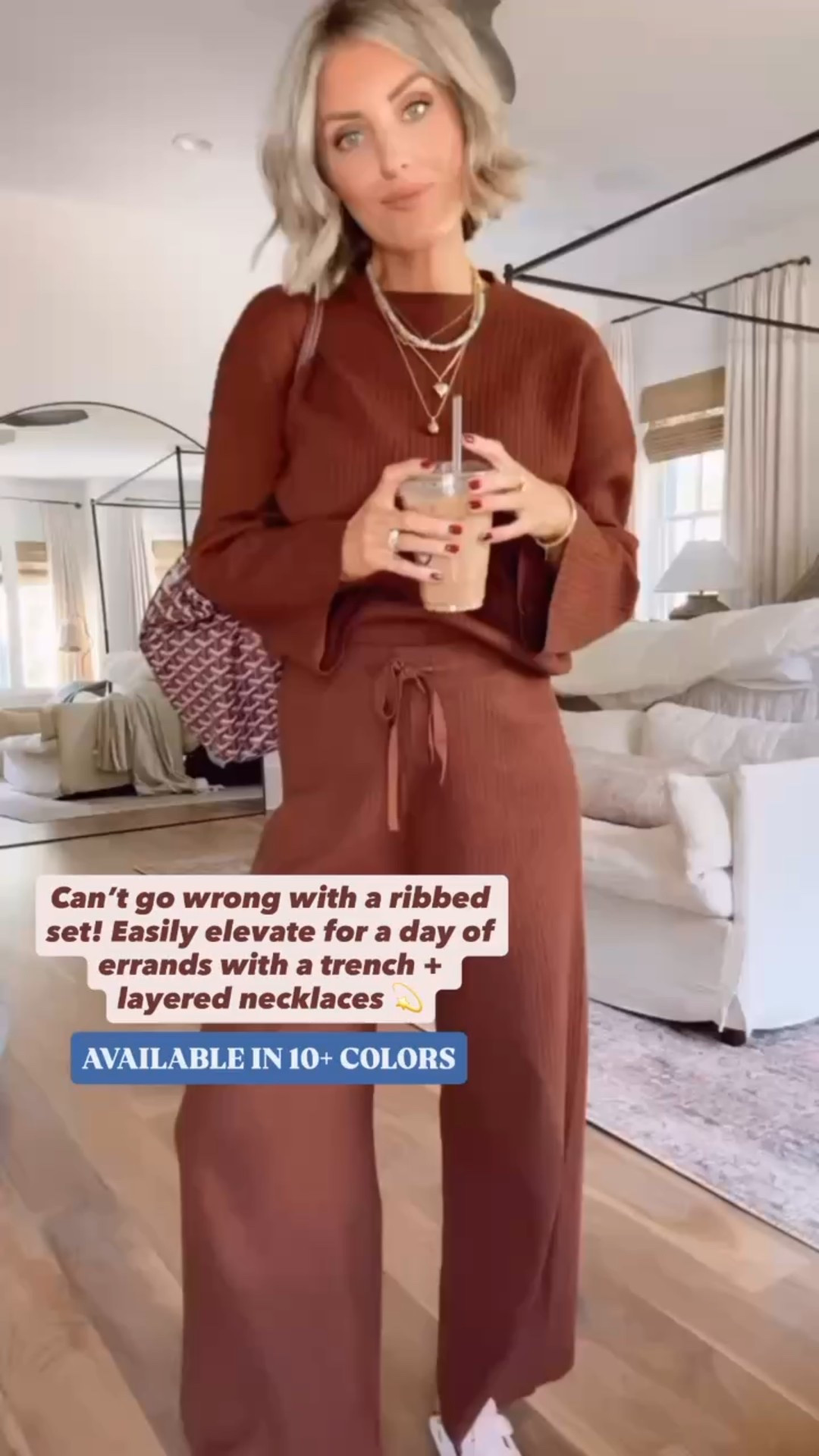 This ribbed Amazon set is so comfortable but still cute! Love a good lounge set! Wearing size M!

Loverly Grey, Amazon, matching set, lounge set, matching set, trench coat 

#LTKSeasonal