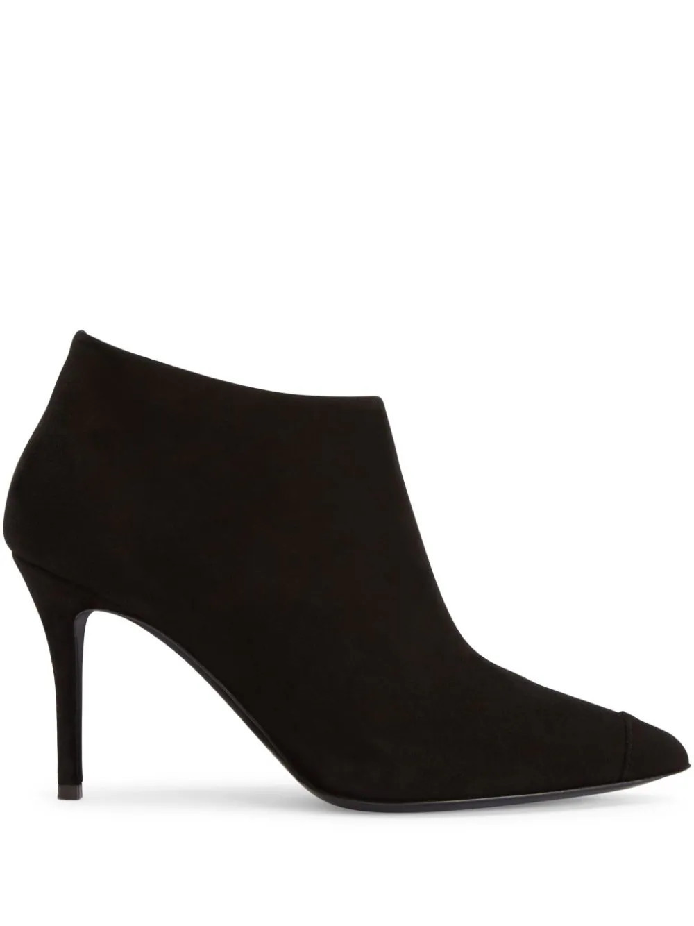 Giuseppe Zanotti 90mm Greek suede ankle boots - Black | Farfetch Global