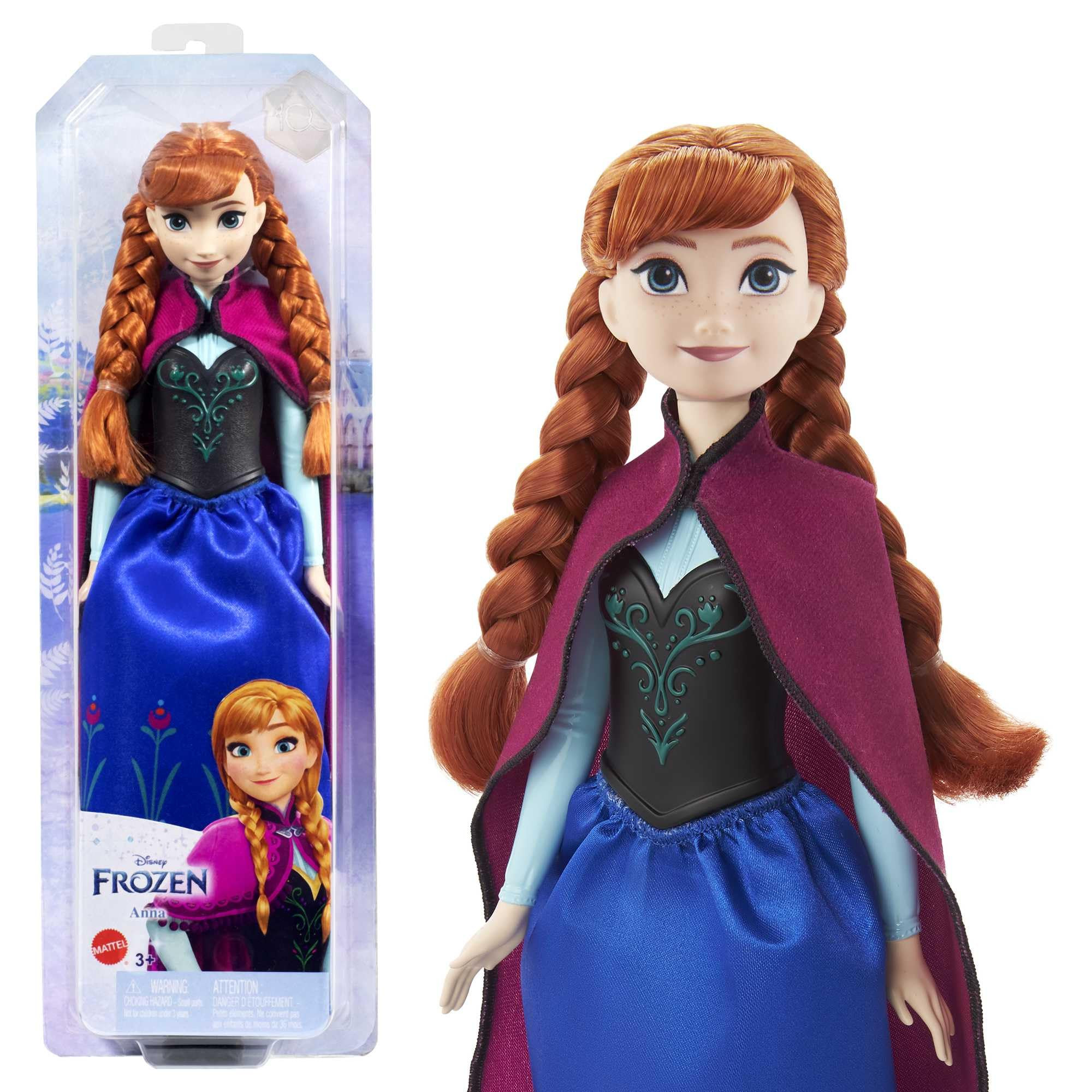 Mattel Disney Princess Dolls, Anna Posable Fashion Doll with Signature Clothing and Accessories, ... | Amazon (UK)