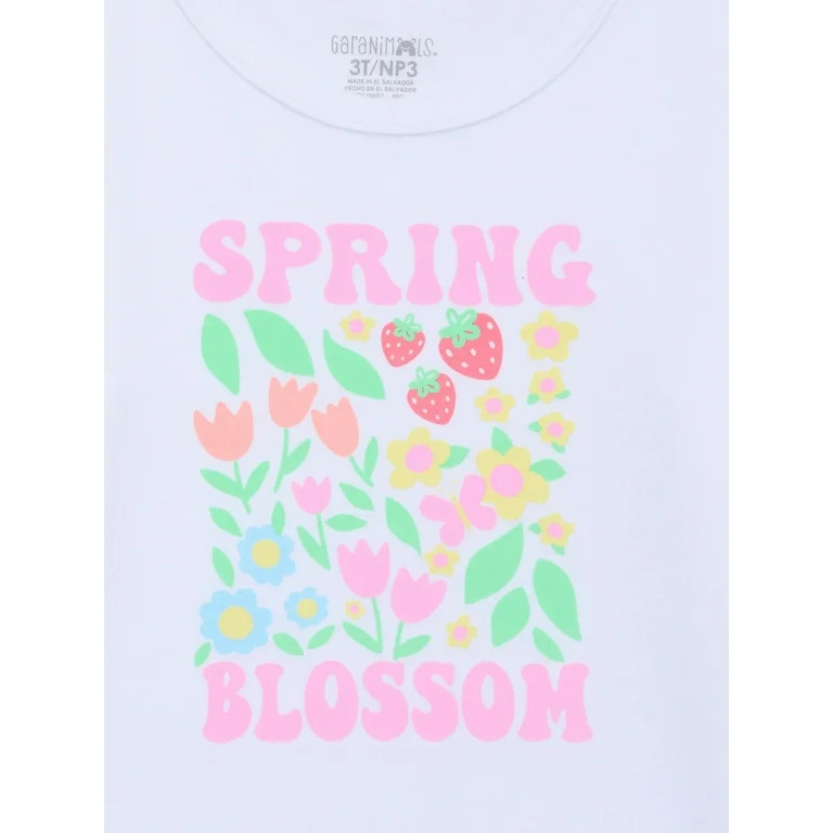 Garanimals Toddler Girl Long Sleeve Graphic T-Shirt, Sizes 18M-5T | Walmart (US)