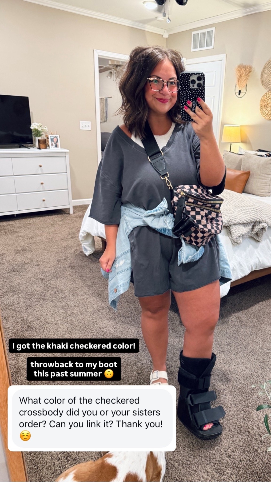 I got the khaki checkered color!

throwback to my boot this past summer 🙃