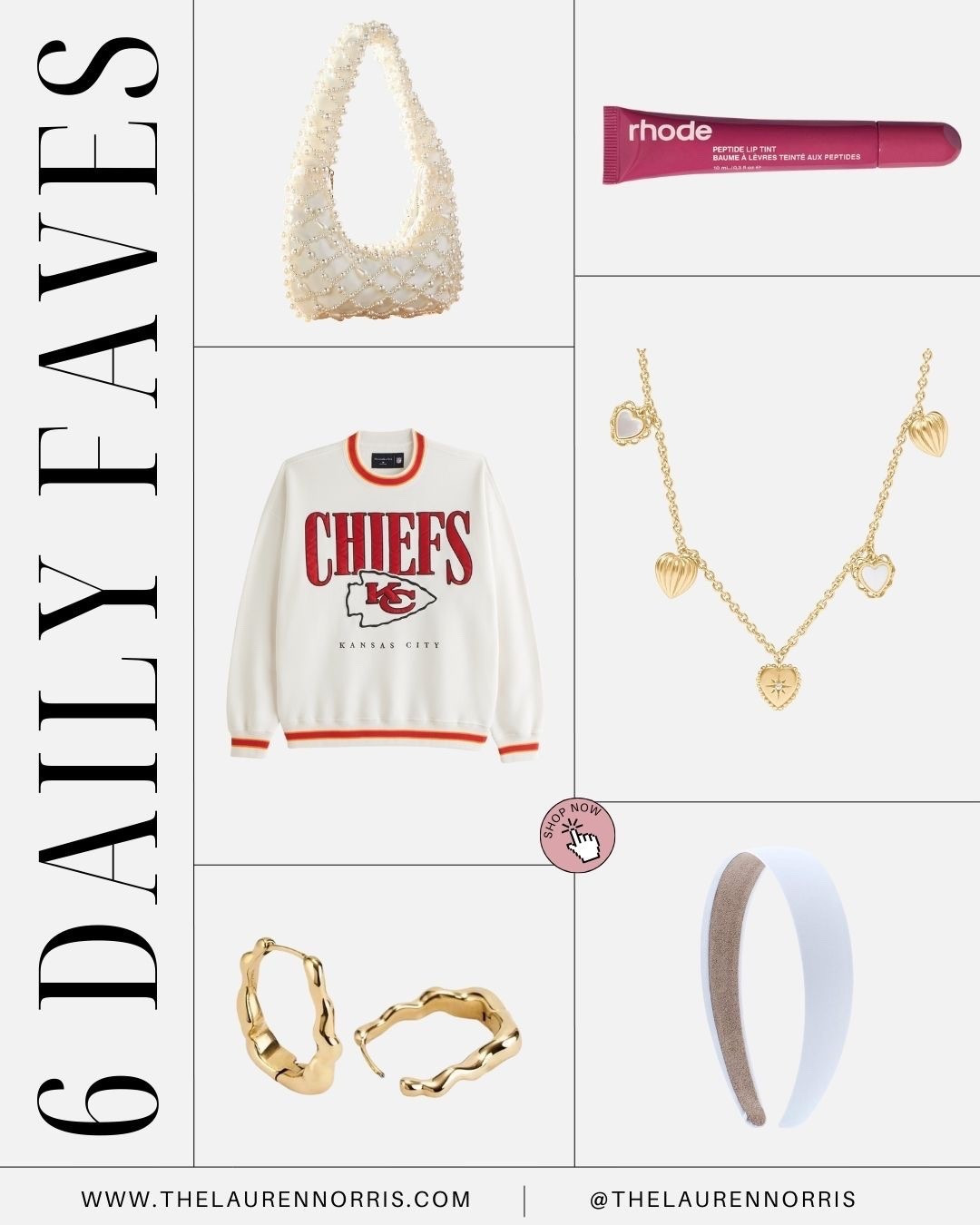 From my Rhode lip balm to my Chiefs sweatshirt, these are 6 of my daily favorite products 💕✨

#LTKBeauty #LTKootd #LTKFindsUnder100