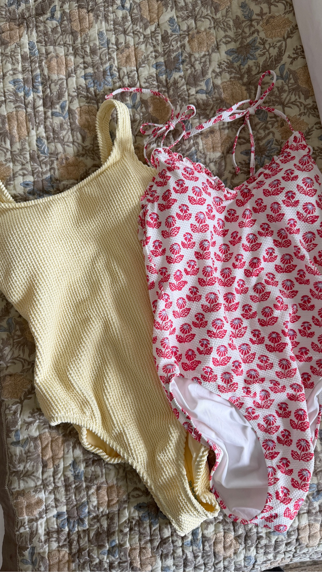 Two fantastic one piece swimsuit options from Target. I wear my normal size small in both. 

#LTKSeasonal #LTKmomlife #LTKOver40