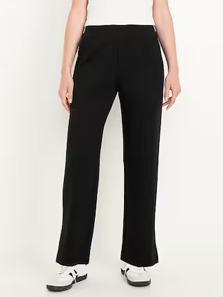 High-Waisted Dynamic Fleece Trouser Pants | Old Navy (US)