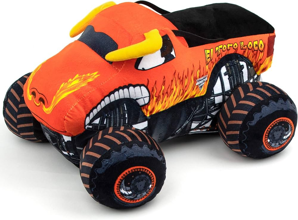 Jay Franco Monster Jam El Toro Loco Plush Stuffed Pillow Buddy, 14 inches, Super Soft Polyester M... | Amazon (US)