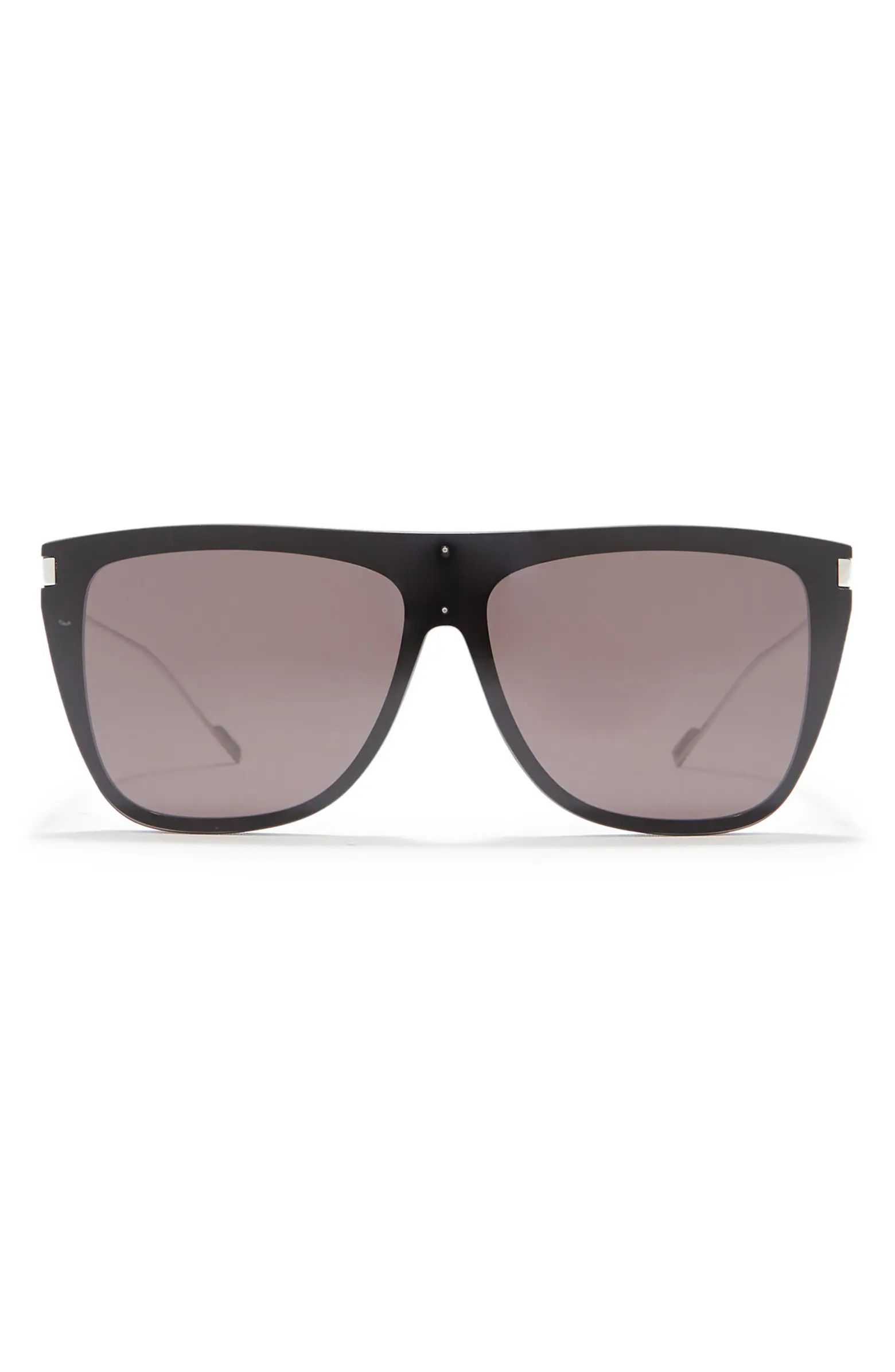 SAINT LAURENT 99mm Flat Top Sunglasses | Nordstromrack | Nordstrom Rack