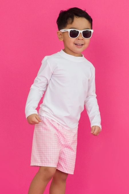 Baby/boys pink gingham swim trunks. They make these in a Mommy and me option.

#LTKbaby #LTKswim #LTKtravel