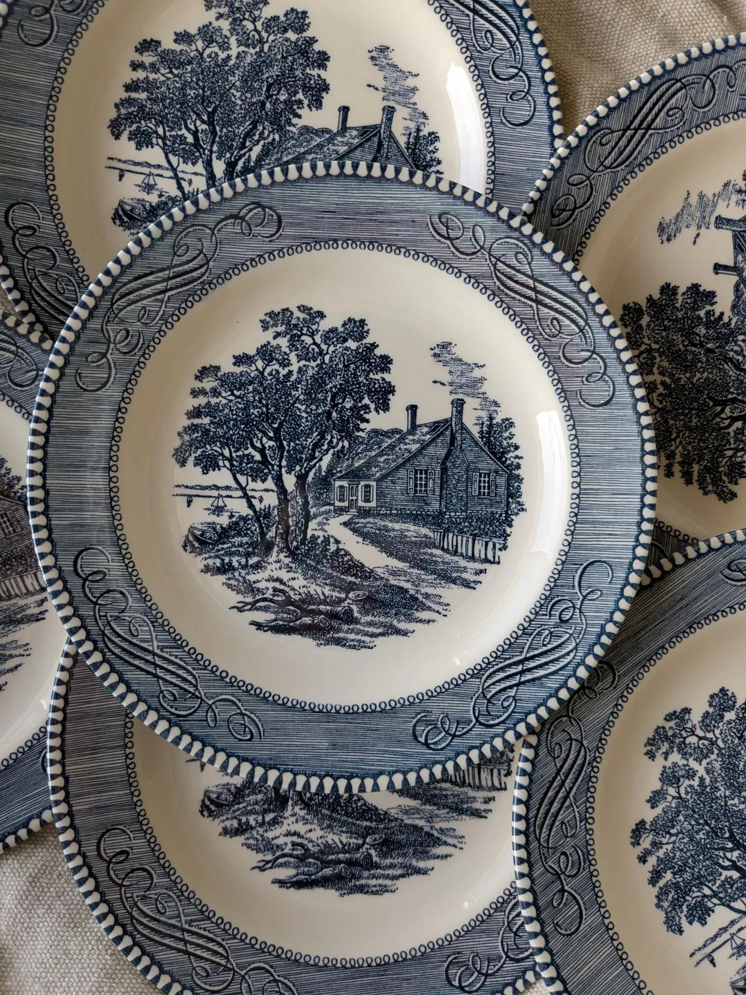 Vintage Currier and Ives Plate / Bread and Butter / Luncheon / Salad / Sold Separately - Etsy | Etsy (US)