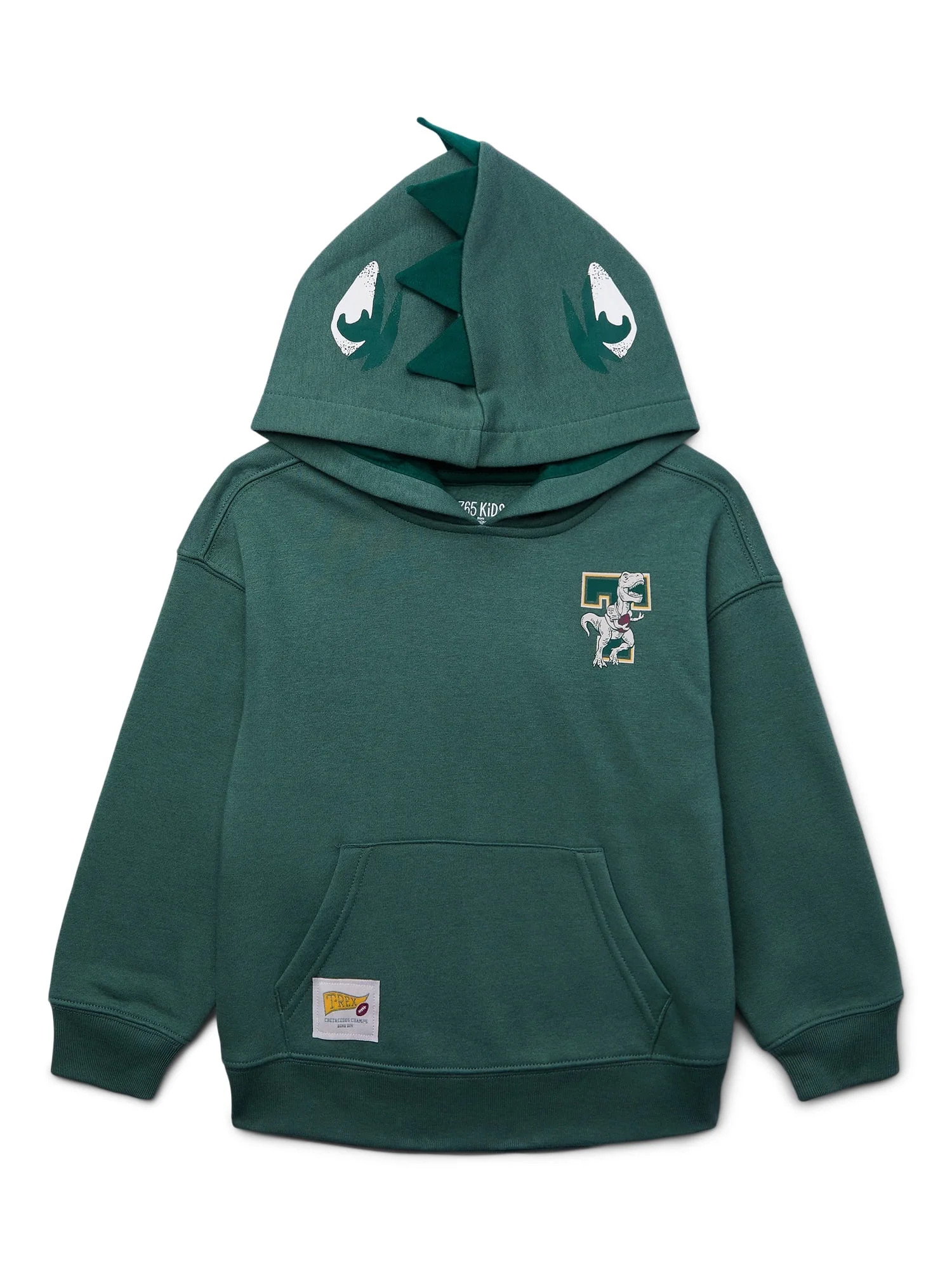 365 Kids by Garanimals Boys Dino Hoodie with Long Sleeves, Sizes 4-10 | Walmart (US)