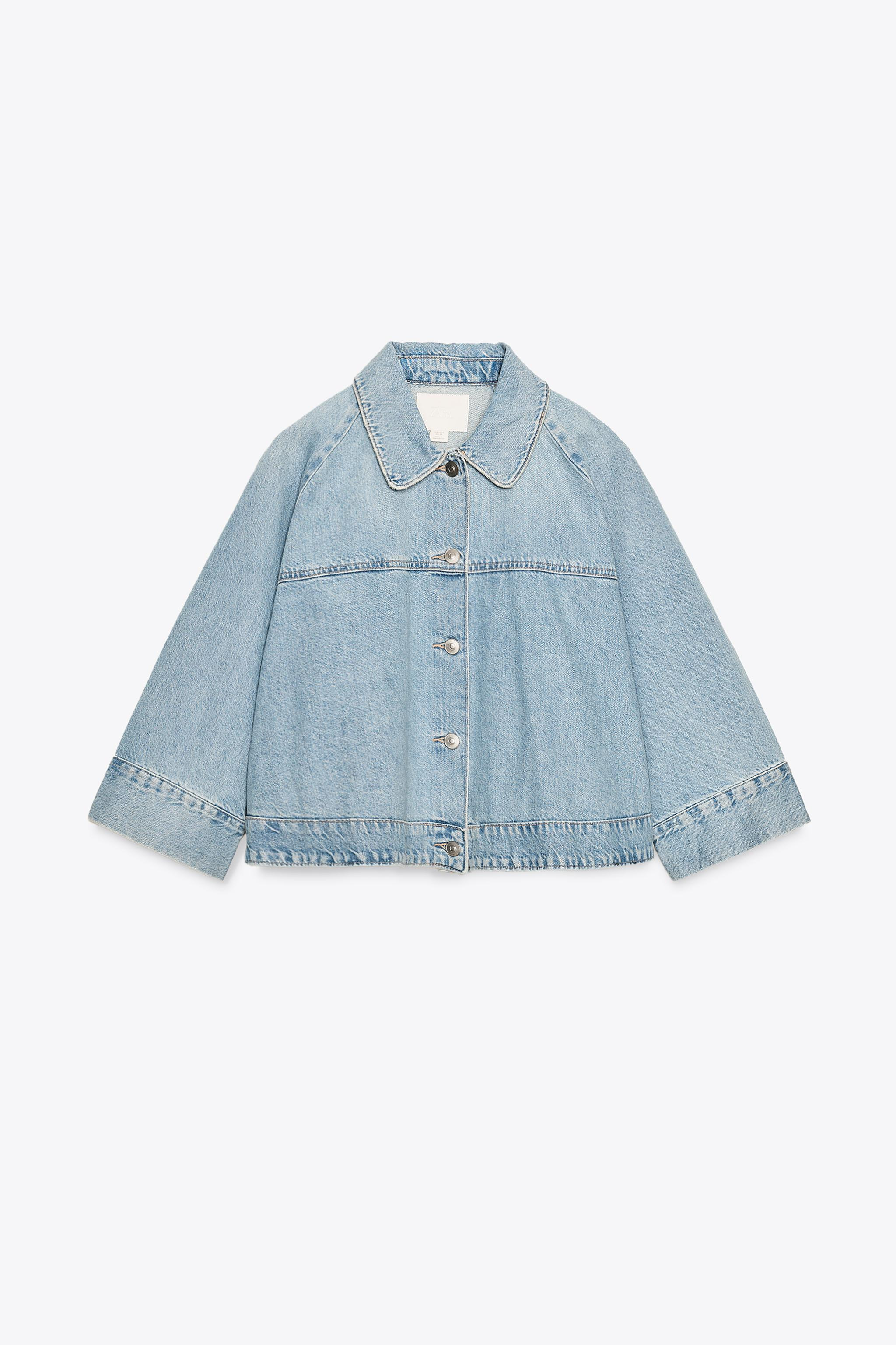 TRF DENIM CAPE JACKET | Zara US