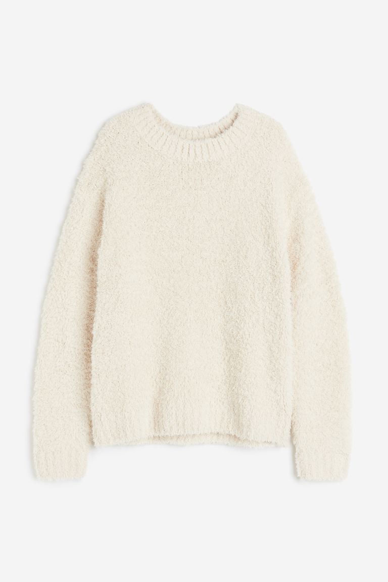 Loungewear - Fluffy gebreide top - Gebroken wit - DAMES | H&M NL | H&M (DE, AT, CH, NL, FI)