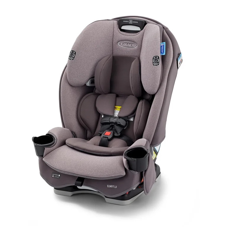 Graco SlimFit LX 3-in-1 Convertible Car Seat, Lilac | Walmart (US)