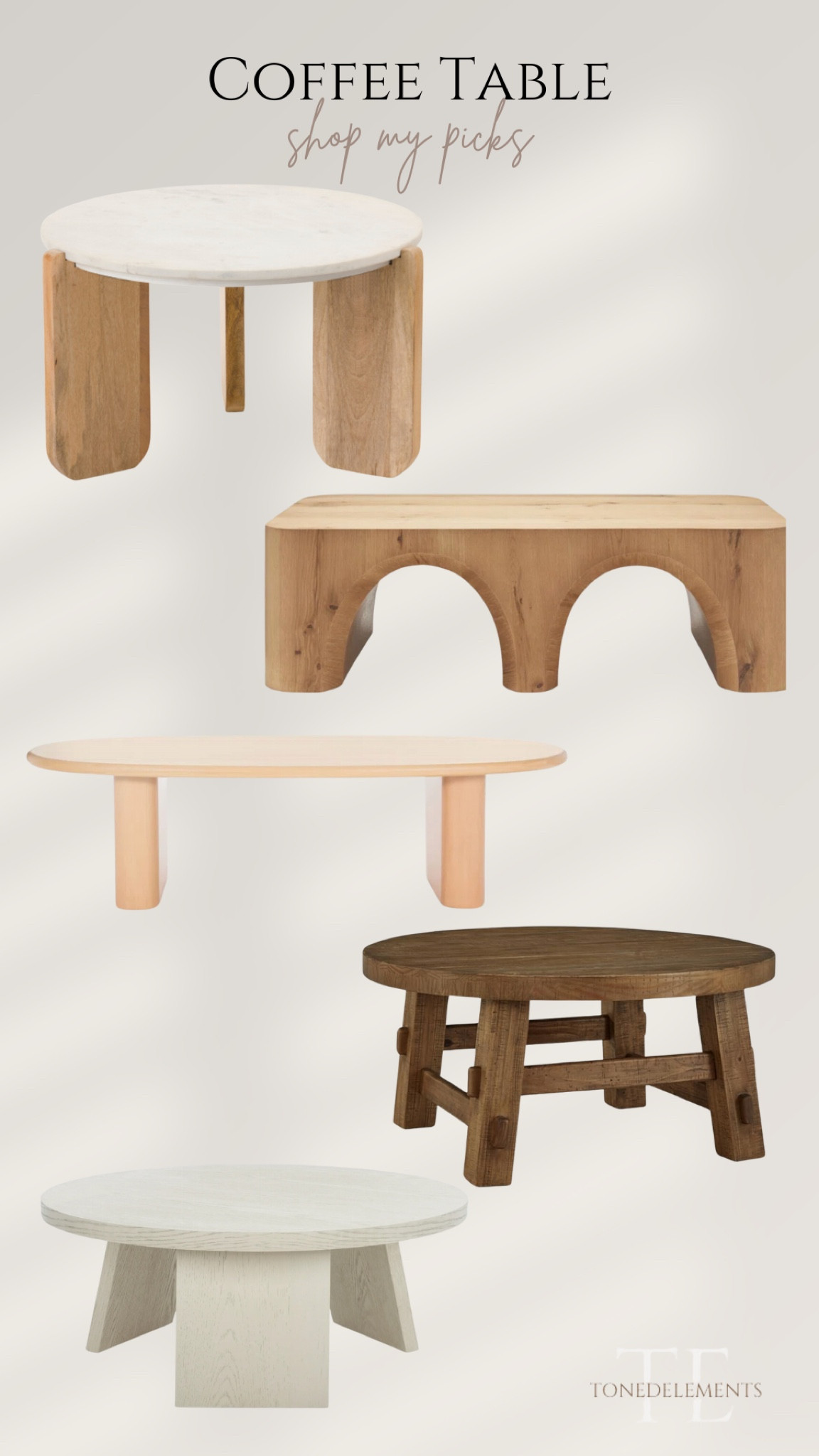 Organic modern affordable coffee table options🤍

rustic coffee table- neutral coffee table- round coffee table- affordable trendy coffee table✨

#LTKHome #LTKHoliday #LTKU