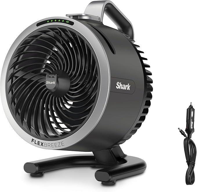 Shark FlexBreeze HydroGo Fan + Car Charger — Ultra-powerful portable fan that mists indoors & o... | Amazon (US)