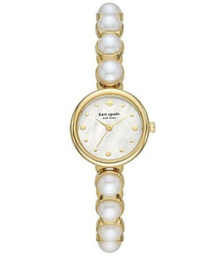 kate spade new york Monroe Pearl Bracelet Watch - Gold | Dillard's