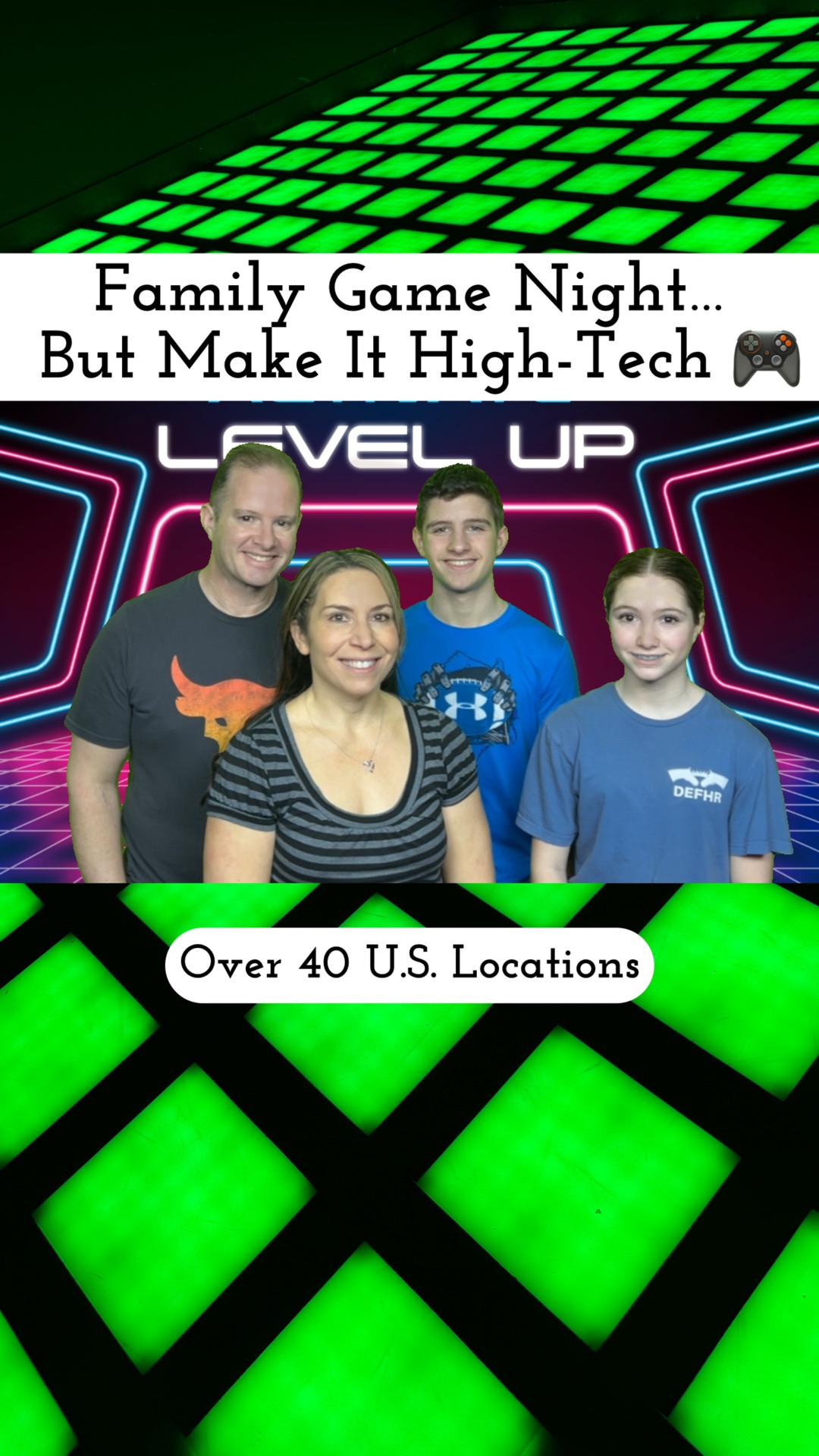 Looking for a 𝘁𝗲𝗲𝗻-𝗳𝗿𝗶𝗲𝗻𝗱𝗹𝘆 𝗳𝗮𝗺𝗶𝗹𝘆 𝗮𝗰𝘁𝗶𝘃𝗶𝘁𝘆 that actually gets everyone off their phones? 🙌
‌
Welcome to 𝗔𝗰𝘁𝗶𝘃𝗮𝘁𝗲 — the world’s first active gaming facility where YOU become the player. Instead of watching a screen, you’re jumping, climbing, dodging lasers, solving puzzles, and racing the clock in high-tech game rooms like Mega Grid and Laser.
‌
𝗛𝗲𝗿𝗲’𝘀 𝗵𝗼𝘄 𝗶𝘁 𝘄𝗼𝗿𝗸𝘀 👇
✔️ Check in, sign your waiver & grab your wristband
✔️ Choose from a dozen+ interactive game rooms
✔️ Pick your challenge level (1–10)
✔️ Play fast-paced 1–3 minute games
✔️ Track stats + compete on the leaderboard
‌
Each session runs about 𝟲𝟬–𝟳𝟱 𝗺𝗶𝗻𝘂𝘁𝗲𝘀 with unlimited access to games using the 𝗮𝗹𝗹-𝘆𝗼𝘂-𝗰𝗮𝗻-𝗽𝗹𝗮𝘆 pass. Most rooms are designed for 2–5 players, making it perfect for families, birthday parties, or friend groups. Larger groups can split into teams — some locations can host up to 24 teams at once!
‌
💰 Pricing starts around $25+ per hour (𝘷𝘢𝘳𝘪𝘦𝘴 𝘣𝘺 𝘭𝘰𝘤𝘢𝘵𝘪𝘰𝘯)
📍 Locations in 20+ U.S. states, plus Canada, Europe & Asia — with new cities like Jacksonville, Miami, Las Vegas, NYC (𝘜𝘯𝘪𝘰𝘯 𝘚𝘲𝘶𝘢𝘳𝘦), Raleigh, Pittsburgh & Salt Lake City coming soon.
‌
✨ 𝗞𝗻𝗼𝘄 𝗕𝗲𝗳𝗼𝗿𝗲 𝗬𝗼𝘂 𝗚𝗼:
• Ages 6+ (𝘣𝘦𝘴𝘵 𝘧𝘰𝘳 10+)
• Wear comfy workout clothes + closed-toe shoes
• Arrive 15 minutes early
• Yes, you’ll get sweaty 😅
‌
If you’re raising teens, you know it’s hard to find something that feels “cool” enough for them but still fun for the whole family — this is it. Competitive, active, and surprisingly challenging.
‌
‌🛟𝗦𝗮𝘃𝗲 𝘁𝗵𝗶𝘀 𝗳𝗼𝗿 𝘆𝗼𝘂𝗿 𝗻𝗲𝘅𝘁 𝗳𝗮𝗺𝗶𝗹𝘆 𝗱𝗮𝘆 𝗼𝘂𝘁 + 𝘁𝗮𝗴 𝗮 𝗽𝗮𝗿𝗲𝗻𝘁 𝘄𝗵𝗼 𝗻𝗲𝗲𝗱𝘀 𝘁𝗵𝗶𝘀 𝗶𝗱𝗲𝗮!

𝘞𝘩𝘪𝘵𝘦 𝘔𝘢𝘳𝘴𝘩, 𝘵𝘩𝘪𝘯𝘨𝘴 𝘵𝘰 𝘥𝘰 𝘯𝘦𝘢𝘳 𝘉𝘢𝘭𝘵𝘪𝘮𝘰𝘳𝘦, 𝘵𝘦𝘦𝘯 𝘧𝘳𝘪𝘦𝘯𝘥𝘭𝘺, 𝘧𝘢𝘮𝘪𝘭𝘺 𝘨𝘢𝘮𝘦 𝘯𝘪𝘨𝘩𝘵, 𝘸𝘦𝘦𝘬𝘦𝘯𝘥 𝘧𝘶𝘯, 𝘈𝘤𝘵𝘪𝘷𝘢𝘵𝘦 𝘎𝘢𝘮𝘦𝘴