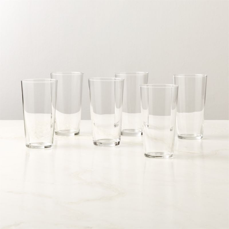 Marta Juice Glasses Set of 6 + Reviews | CB2 | CB2