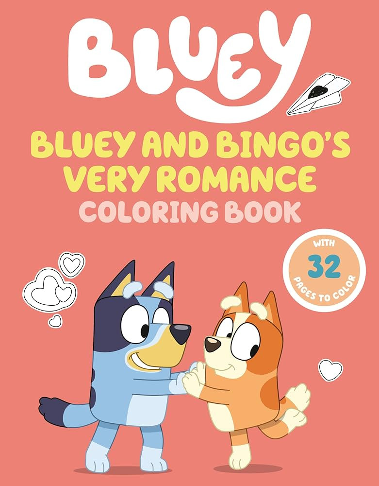 Bluey and Bingo's Very Romance Coloring Book | Amazon (US)