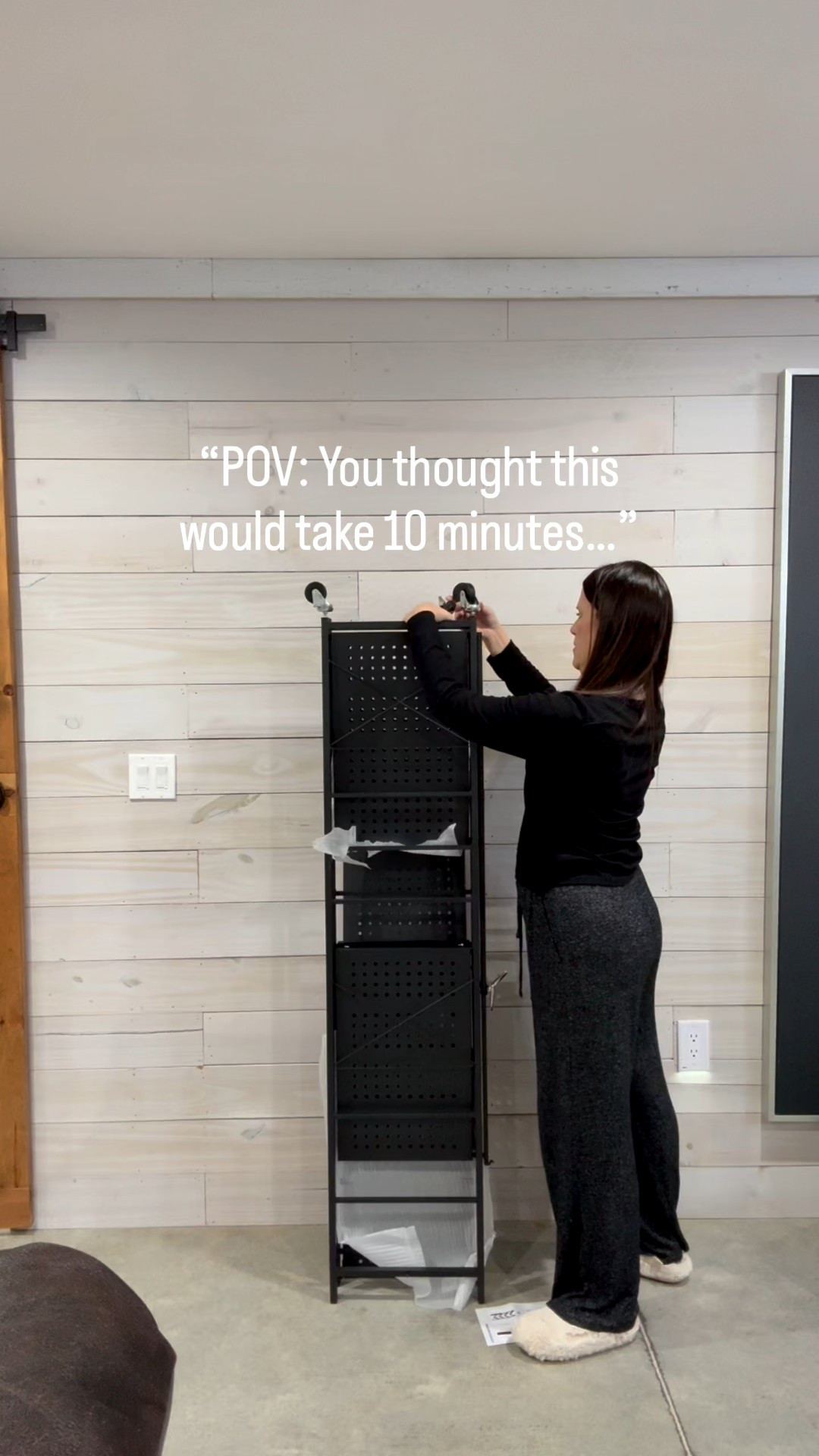 POV: You thought this would take 10 minutes… 😅 it actually took less than 10 minutes! Talk about great quality and easy assembly for the win! 

#AmazonFinds #AssemblyReel #BarndominiumLife #DIYProject #HomeOrganization #AmazonMustHaves #ModernFarmhouse #BarndoAndBloom #BeforeAndAfter #HomeRefresh

#LTKFindsUnder100 #LTKSeasonal #LTKHome