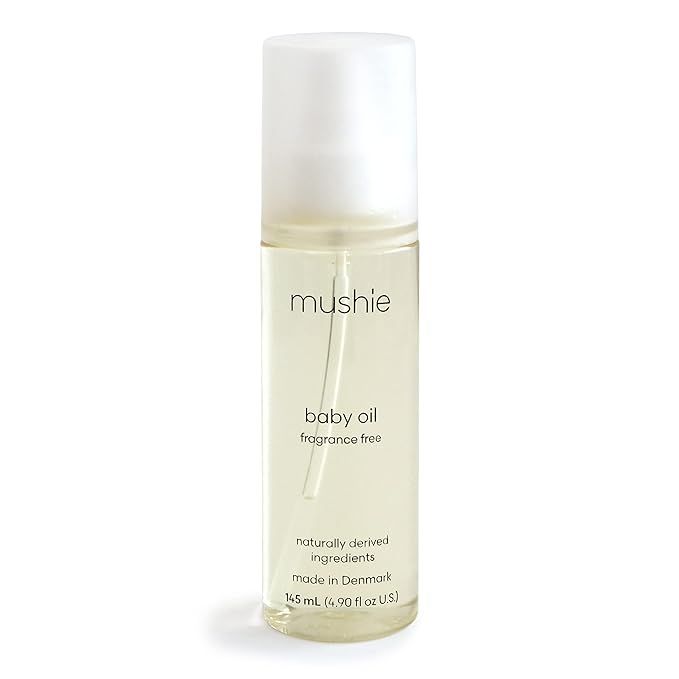 mushie Organic Baby Oil | Hypoallergenic, Lightweight to Prevent Moisture Loss | Certified COSMOS... | Amazon (US)