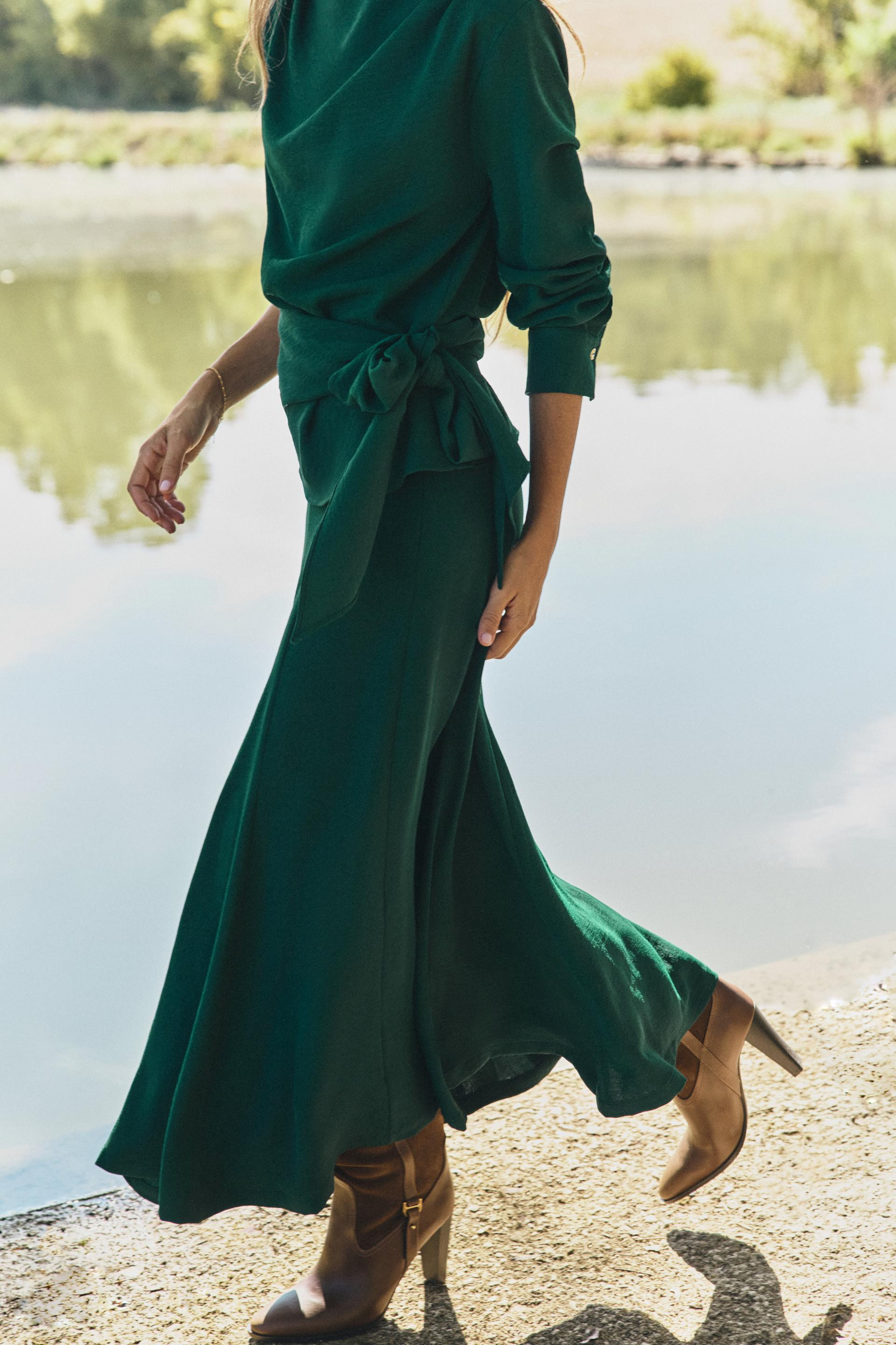 MIDI A-LINE SKIRT | Zara US