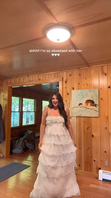 Dress reveal 🤭✨ I’m obsessed with her 🤍🤍#engagement #engagementring #engagementphotoshoot #engagementdress #weddingdress

#LTKTall #LTKootd #LTKWedding