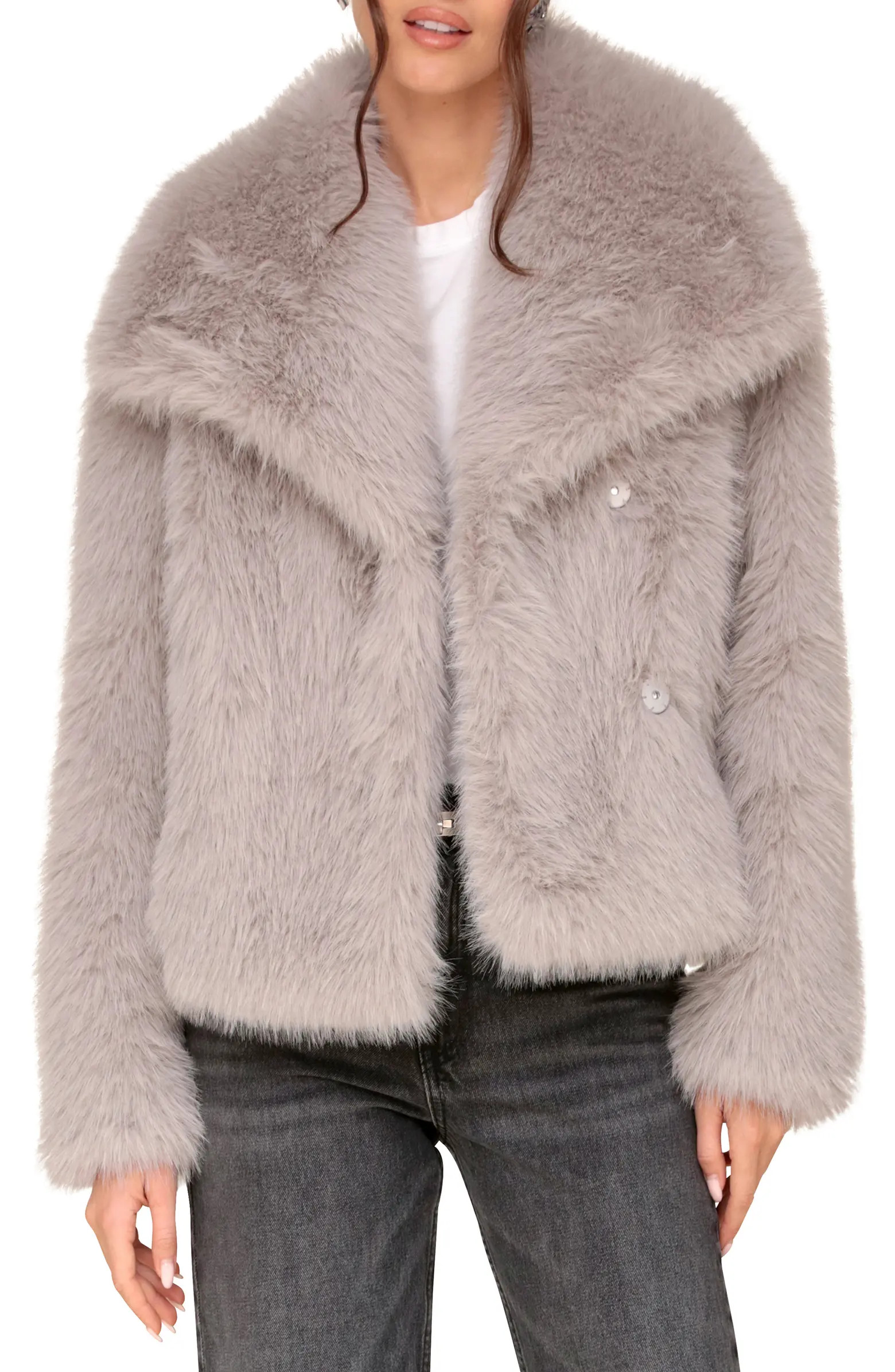 Luxe Faux Fur Jacket | Nordstrom