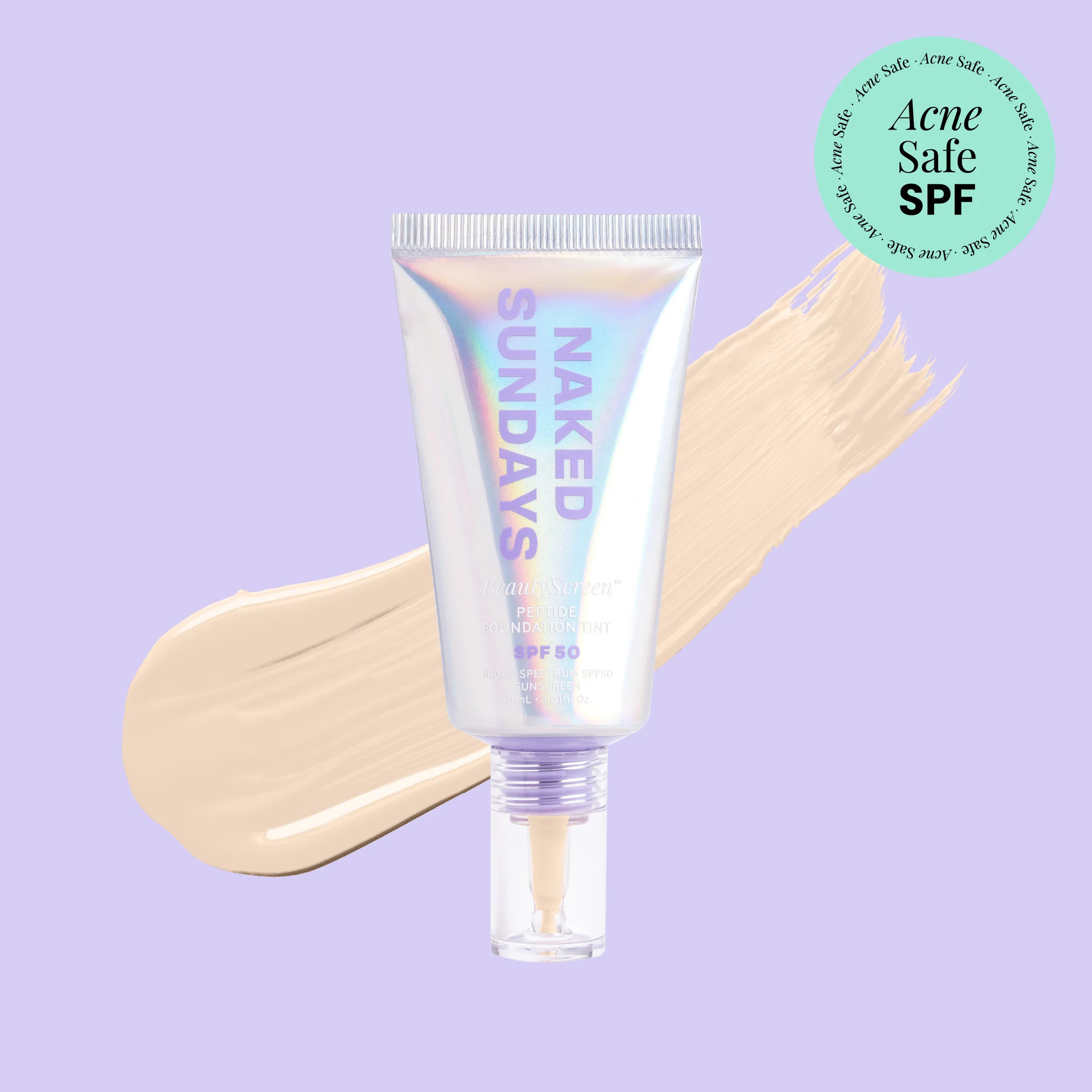 BeautyScreen™ SPF50 Peptide Foundation Tint - 1 Fair Neutral | Naked Sundays (US)