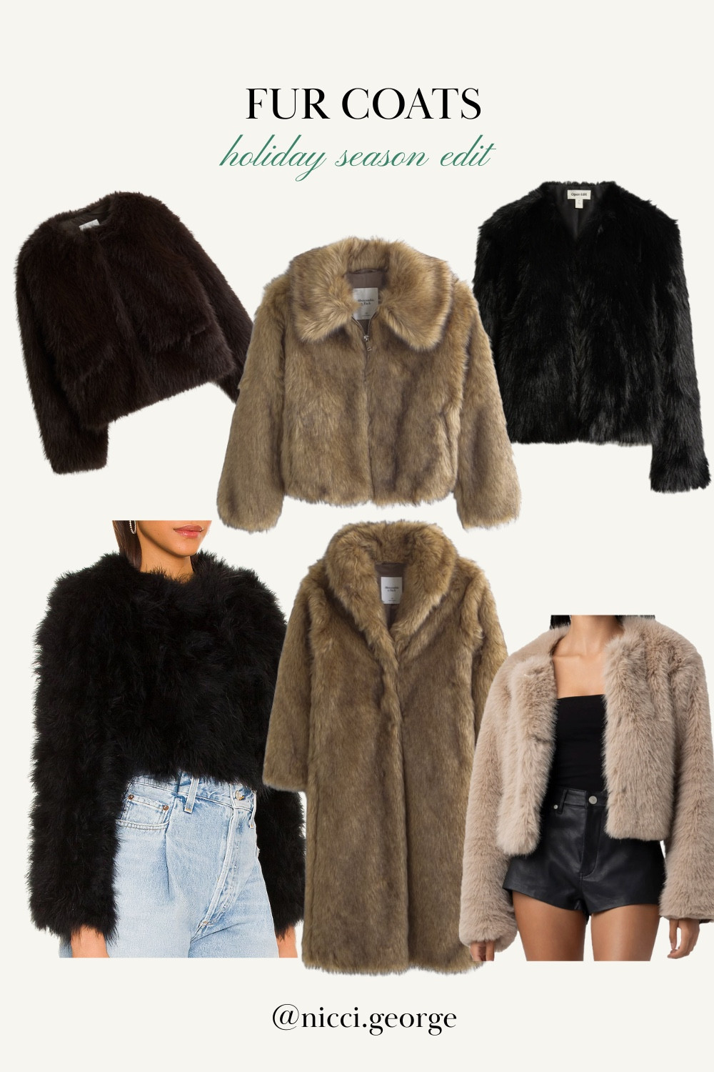 Fur Coats

Holiday Season Edittion

#LTKSeasonal #LTKHoliday