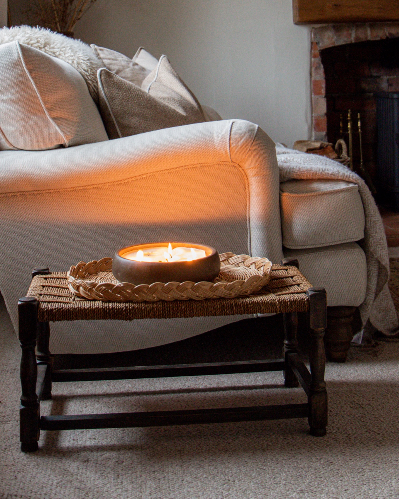 Antique wood woven stool #cottagehome #antiquefinds

#LTKhome