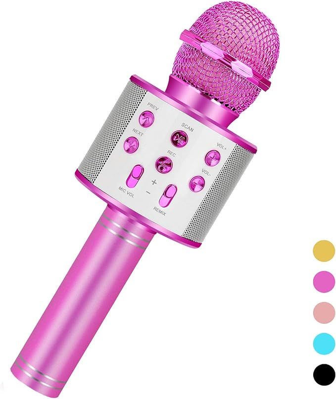 Niskite Toys for 3-16 Years Old Girls Gifts,Karaoke Microphone for Kids Age 4-12,Christmas Stocki... | Amazon (US)