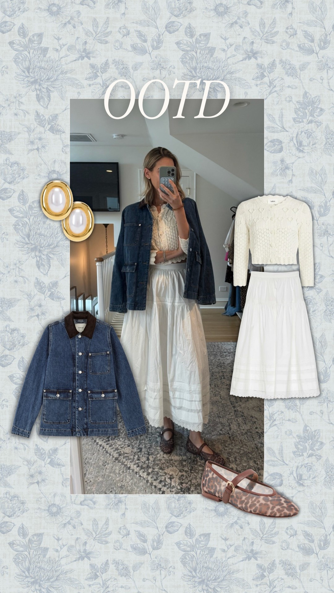 Spring OOTD / how to style a white skirt