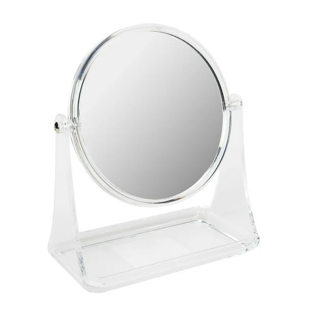 Mainstays Double-Sided Vanity Mirror, Clear - Walmart.com | Walmart (US)