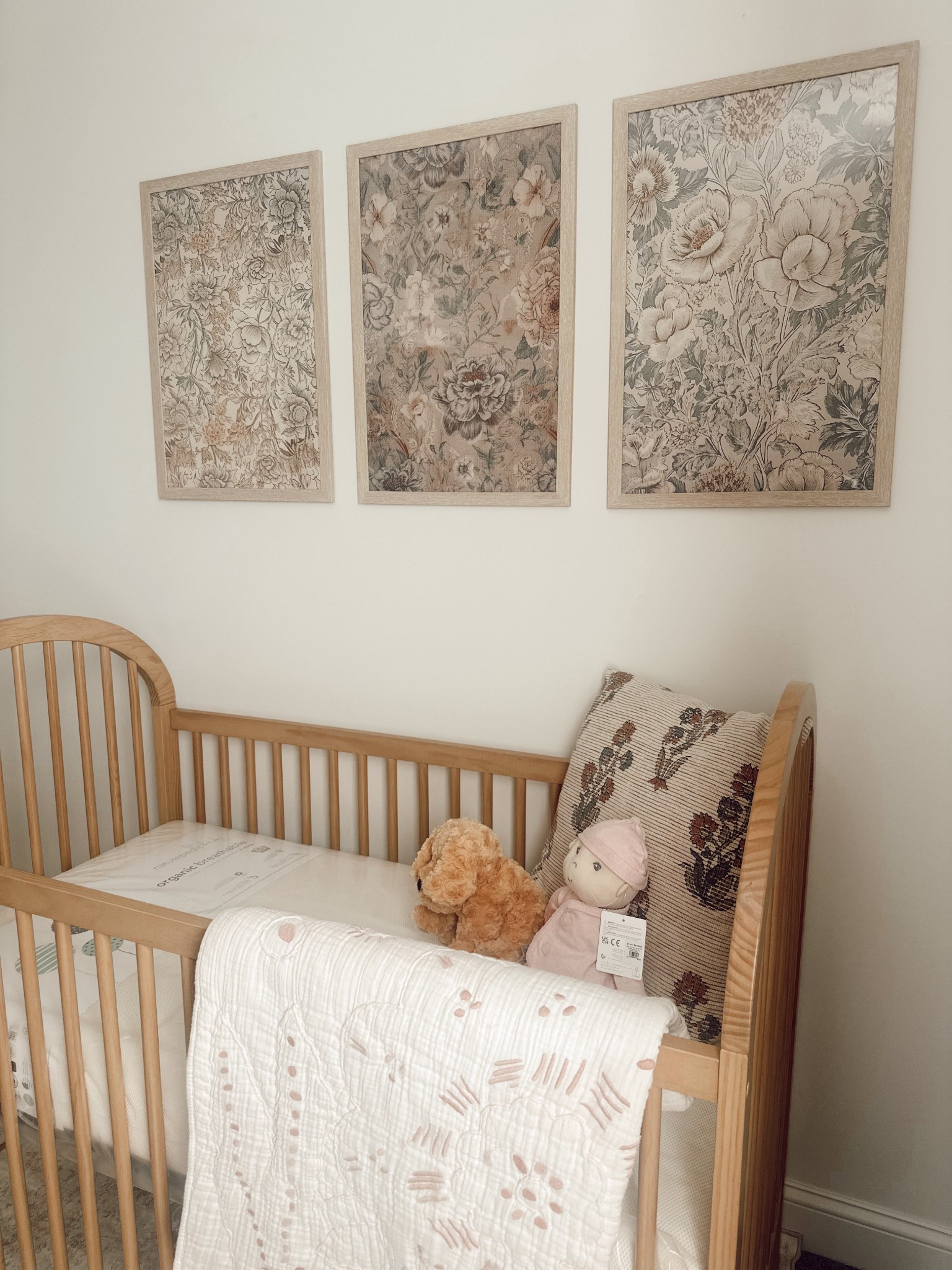 so many questions on this wall art - it’s from when this room was a guest bedroom! We will be taking them down but I do love them and think they are perfect for a girl nursery! Linking them below for those who were asking about them + where they are from! 💓

#LTKBaby #LTKHome #LTKKids