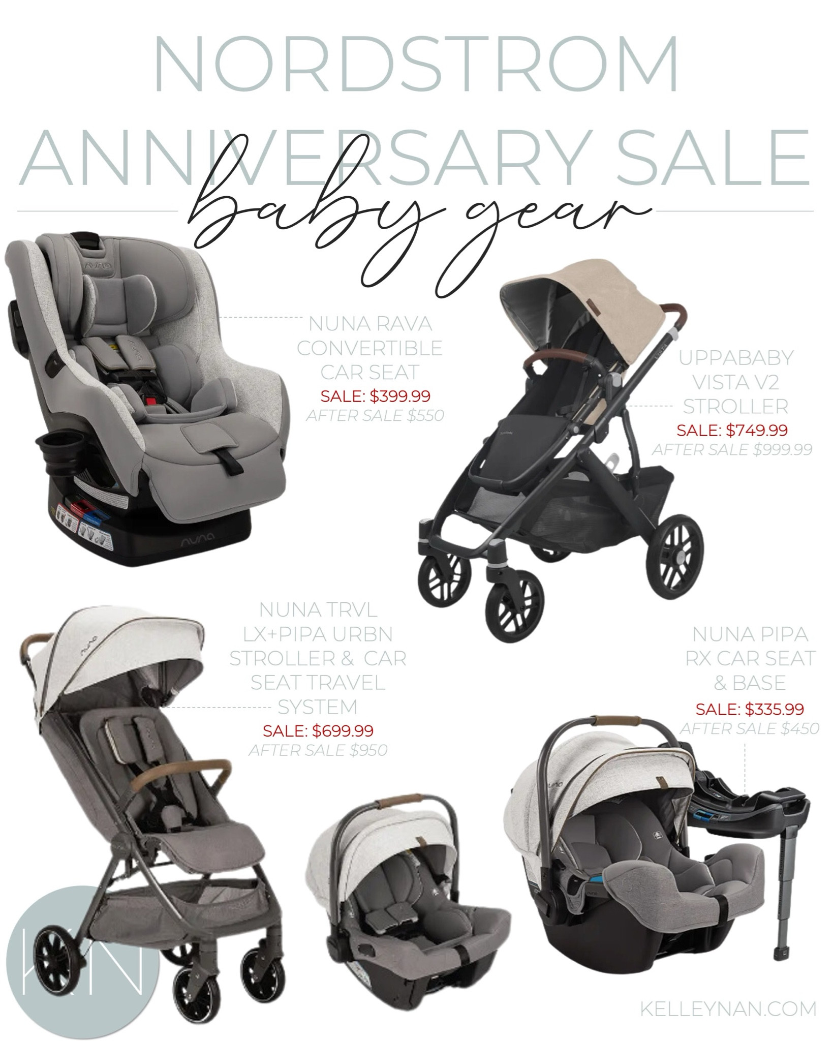 The Nordstrom Anniversary Sale is the best time to purchase key baby gear items, like the best car seats and strollers. The savings are amazing and the gear item quality is fantastic! UPPAbaby stroller Nuna car seat Nuna travel combo baby shower baby gift nursery giftt

#LTKKids #LTKSaleAlert #LTKBaby