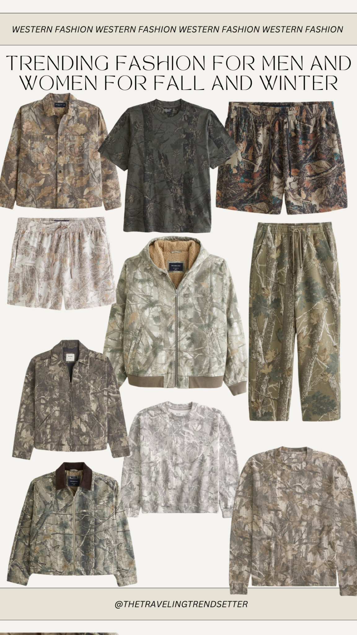 Trendy fall and winter fashion - camo - hunting season - Abercrombie - Black Friday - lounge set / fall trends - winter trends 

#LTKGiftGuide #LTKMens #LTKSaleAlert