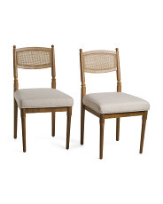 Set Of 2 Cane Back Dining Chairs | Kitchen & Dining Room | Marshalls | Marshalls