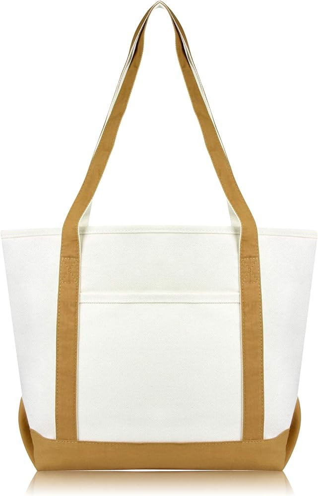 Daily Shoulder Tote Bag Premium Cotton       
Material: Cotton 

Lining: Cotton | Amazon (US)