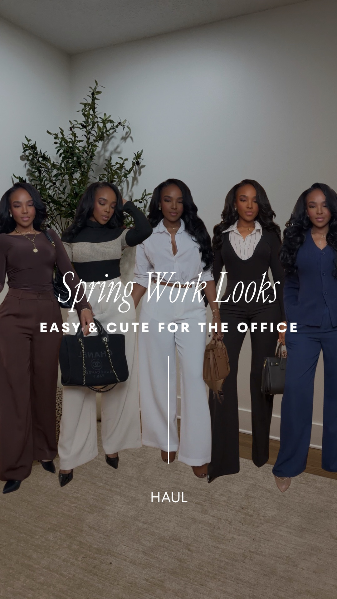 Spring workwear that actually looks good — these 5 office-ready outfits prove you don’t have to sacrifice style for professionalism. Polished basics, elevated layers, and versatile pieces that mix and match across your entire closet. The cost per wear on these is unmatched.

Each look is designed to go from desk to dinner without a full outfit change. Clean silhouettes, flattering cuts, and neutral tones that work across any dress code — whether your office is corporate or business casual.

Perfect for the office, client meetings, presentations, work dinners, or spring networking events.

Wearing a size Small across all pieces.
Measurements: 5’4” | 140 lbs | 36D bust | 27” waist | 40” hips

Spring work outfits, office outfit ideas, business casual women, chic workwear, spring corporate style, polished office looks, professional spring outfits, elevated basics, 9 to 5 fashion, women’s work style

#LTKPetite #LTKWorkwear