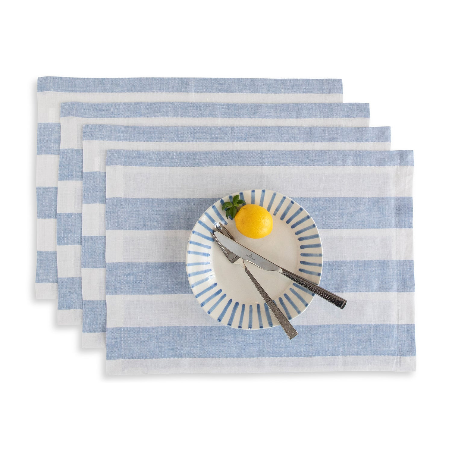 Cabana Stripe Placemats| Solino Home | Solino Home