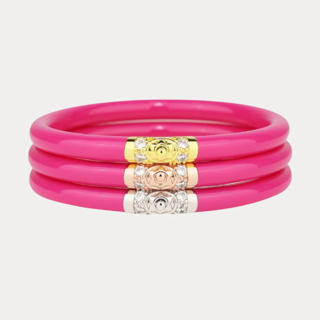 Three Kings All Weather Bangles® (AWB®) - Epic Pink | BuDhaGirl